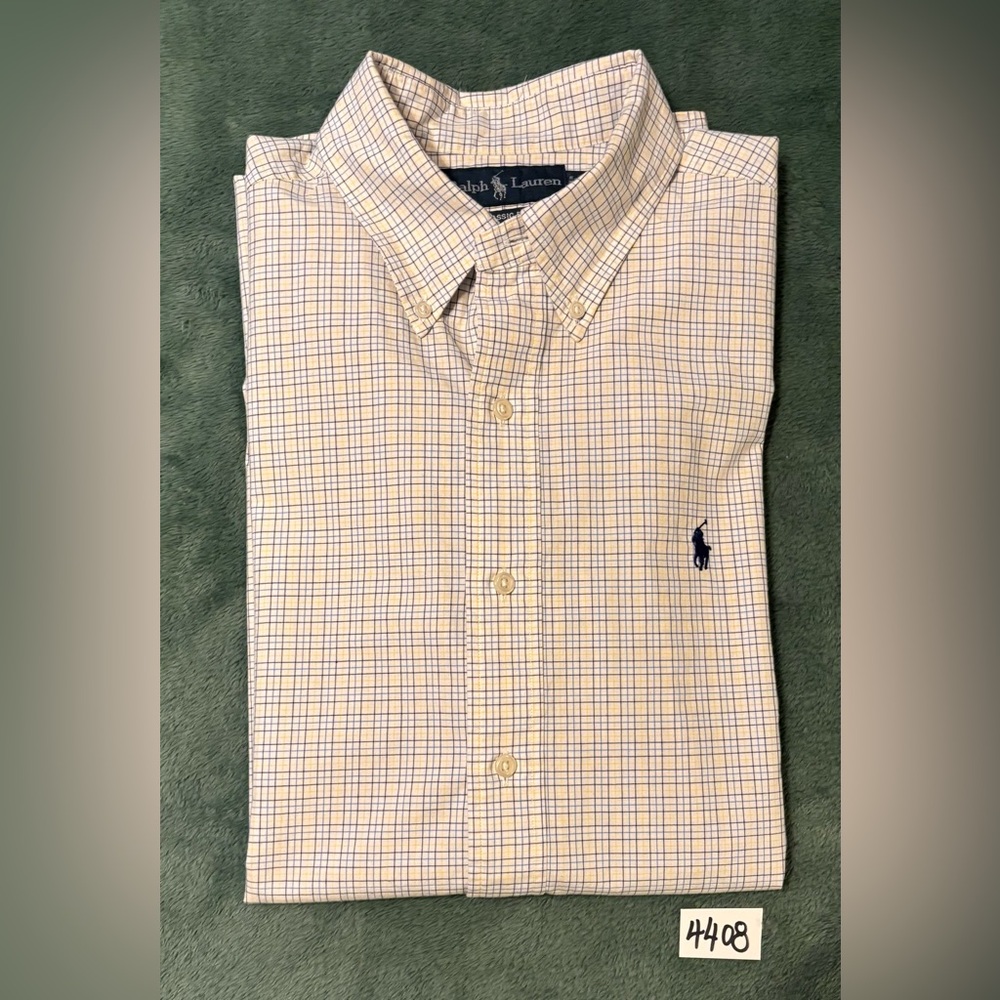 Polo Ralph Lauren L/S,Cotton, Button Down Shirt, Size: 16 <33/34> (4408) - Picture 9 of 9